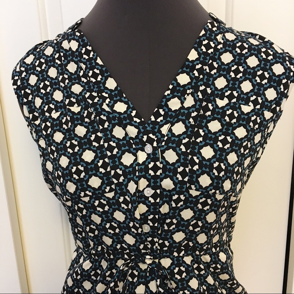 LOFT Patterned Dress - Picture 2 of 9